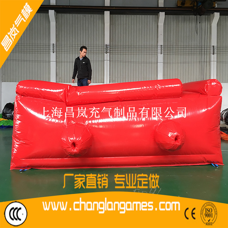 厂家专业定做消防救援气垫运动防护缓冲大气包包出口 15平米充气气垫垫子