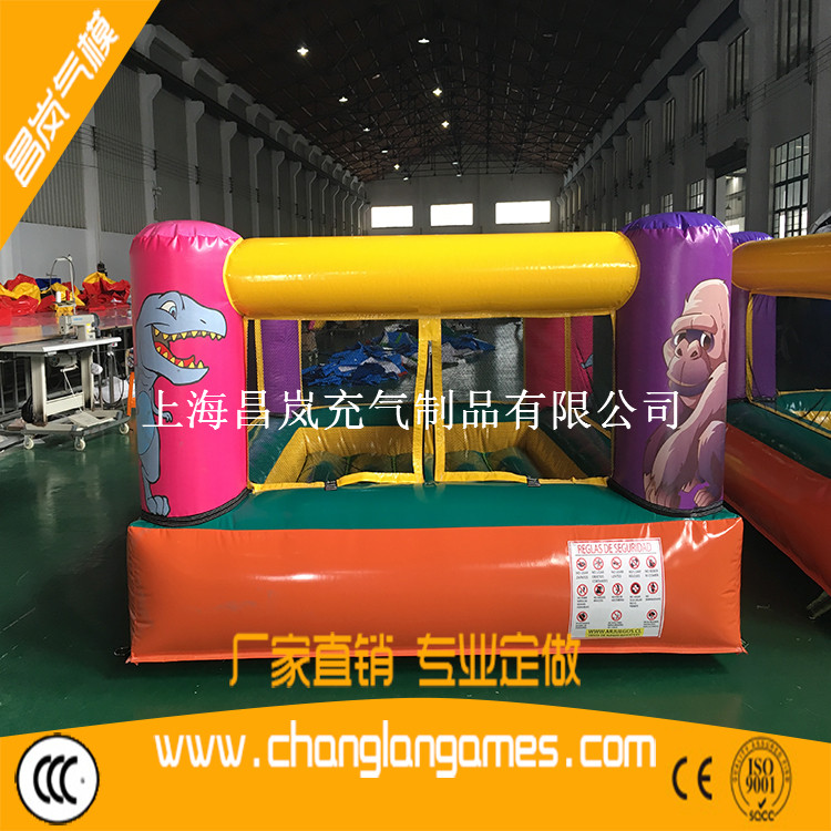 厂家定做出口欧美跳床牛津布儿童蹦床 inflatable 0.55mm PVC tarpoulin bouncer