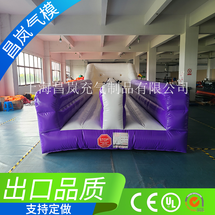 上海厂家直销专业定做拉力跑道气模 充气跑道 弹力绳阻碍前进和跑步得分趣味运动团建好项目道具